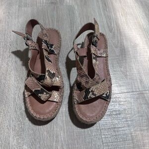 Madewell Snakeskin Patterned Women's Sandals